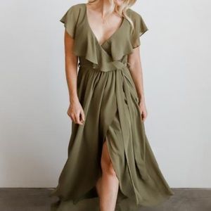 Baltic born dusty sage dress